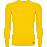Koszulka termoaktywna dla dzieci amber Thermo Training żółta AT0049-701