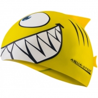 Czepek pływacki Aqua-Speed Shark żółty 18 110
