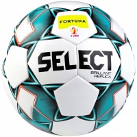 Piłka nożna Select Brillant Replica 4 2020 Fortuna biało-zielona 16781