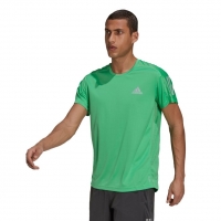 Koszulka męska adidas Own the Run Tee zielona H34493