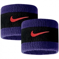 Frotki na rękę Nike czarno-fioletowe N0001565043OS