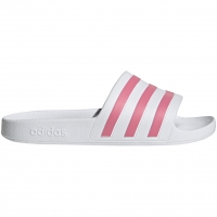 Klapki damskie adidas Adilette Aqua biało-różowe GZ5237