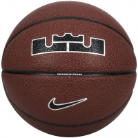 Piłka koszykowa Nike All Court 8p 2.0 Lebron James Deflated brązowa N100436885507