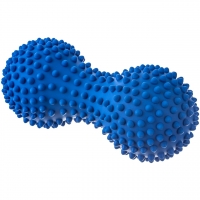 Wałek do masażu i rehabilitacji Tullo duoball 15,5 cm niebieski 447