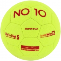 Piłka nożna NO10 Indoor Star żółta 56030